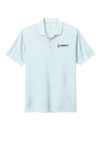 Liberty Beverage Nike Dri-FIT Micro Pique 2.0 Polo - Tall - Blue Tint flat