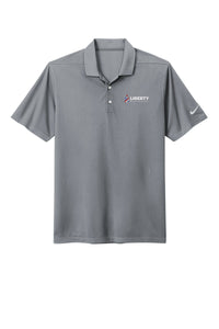 Liberty Beverage Nike Dri-FIT Micro Pique 2.0 Polo - Tall - Cool Grey flat