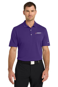 Liberty Beverage Nike Dri-FIT Micro Pique 2.0 Polo - Tall - Court Purple
