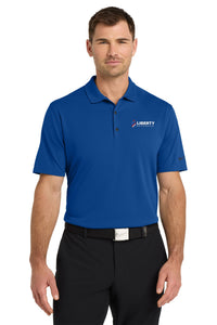 Liberty Beverage Nike Dri-FIT Micro Pique 2.0 Polo - Tall - Gym Blue
