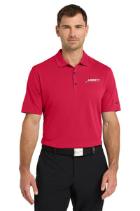Liberty Beverage Nike Dri-FIT Micro Pique 2.0 Polo - Tall - University Red