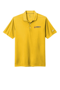 Liberty Beverage Nike Dri-FIT Micro Pique 2.0 Polo - Tall - Varsity Maize flat