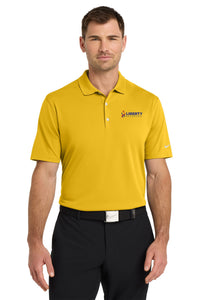 Liberty Beverage Nike Dri-FIT Micro Pique 2.0 Polo - Tall - Varsity Maize