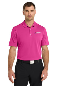 Liberty Beverage Nike Dri-FIT Micro Pique 2.0 Polo - Tall - Vivid Pink