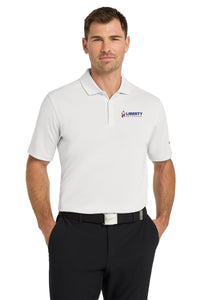 Liberty Beverage Nike Dri-FIT Micro Pique 2.0 Polo - Tall - White