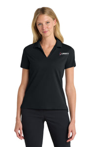 Liberty Beverage Nike Women's Dri-FIT Micro Pique 2.0 Polo - Black