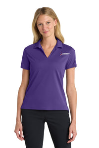 Liberty Beverage Nike Women's Dri-FIT Micro Pique 2.0 Polo - Court Purple