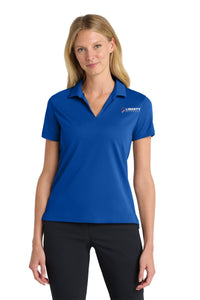 Liberty Beverage Nike Women's Dri-FIT Micro Pique 2.0 Polo - Game Royal