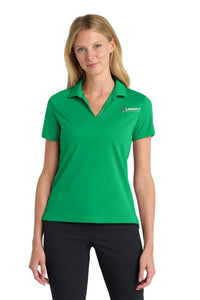 Liberty Beverage Nike Women's Dri-FIT Micro Pique 2.0 Polo - Lucid Green