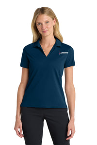 Liberty Beverage Nike Women's Dri-FIT Micro Pique 2.0 Polo - Navy