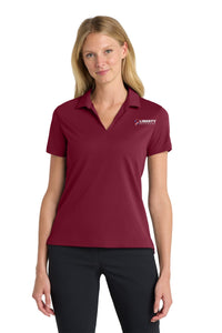 Liberty Beverage Nike Women's Dri-FIT Micro Pique 2.0 Polo - Team Red