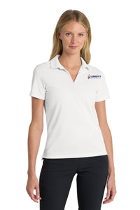 Liberty Beverage Nike Women's Dri-FIT Micro Pique 2.0 Polo - White