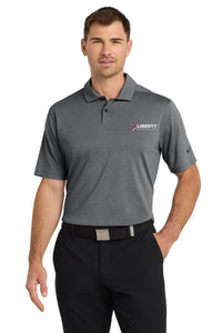 Liberty Beverage Nike Dri-FIT Vapor Polo - Black Heather
