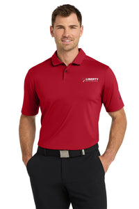 Liberty Beverage Nike Dri-FIT Vapor Polo - Gym Red