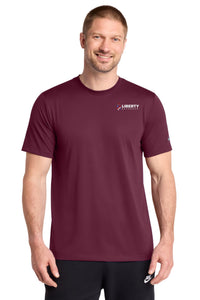 Liberty Beverage Nike Swoosh Sleeve rLegend Tee - Deep Maroon
