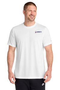 Liberty Beverage Nike Swoosh Sleeve rLegend Tee - White