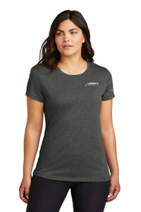 Liberty Beverage Nike Women's Swoosh Sleeve rLegend Tee - Dark Smoke Heather