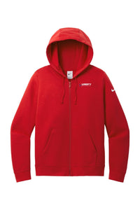 Liberty Beverage Nike Women's Club Fleece Sleeve Swoosh Full-Zip Hoodie