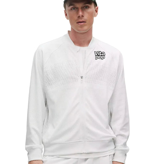 Vita Pop Lululemon Men's Engineered Knit Mesh Tennis Jacket