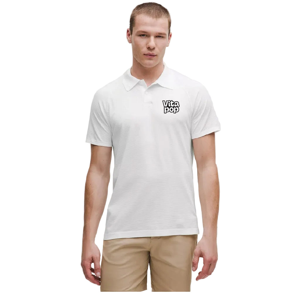 Vita Pop Lululemon Metal Vent Tech Polo Shirt