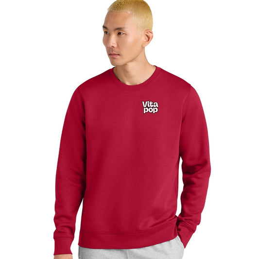 Vita Pop Stanley/Stella Unisex Roller Crewneck Sweatshirt - Red